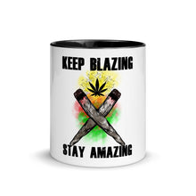 Load image into Gallery viewer, KEEP IT BL;AZING Mug with Color Inside