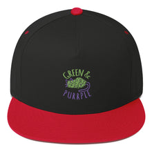 Load image into Gallery viewer, GREEN AND PURPLE - Flat Bill Cap