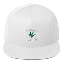 Load image into Gallery viewer, WEED DESIGN - Flat Bill Cap
