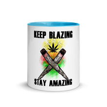 Load image into Gallery viewer, KEEP IT BL;AZING Mug with Color Inside