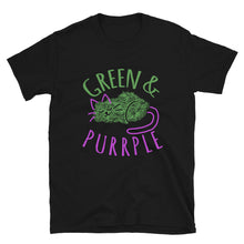 Load image into Gallery viewer, GREEN AND PURPLE - Short-Sleeve Unisex T-Shirt