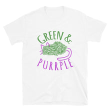 Load image into Gallery viewer, GREEN AND PURPLE - Short-Sleeve Unisex T-Shirt