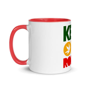 KEEP ONE ROLLED Mug with Color Inside