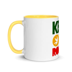 KEEP ONE ROLLED Mug with Color Inside