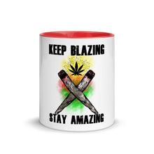 Load image into Gallery viewer, KEEP IT BL;AZING Mug with Color Inside

