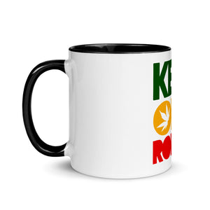 KEEP ONE ROLLED Mug with Color Inside