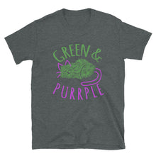 Load image into Gallery viewer, GREEN AND PURPLE - Short-Sleeve Unisex T-Shirt
