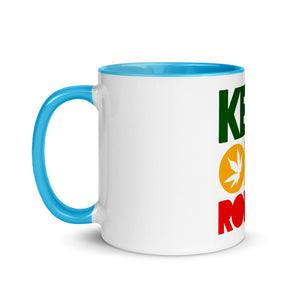 KEEP ONE ROLLED Mug with Color Inside